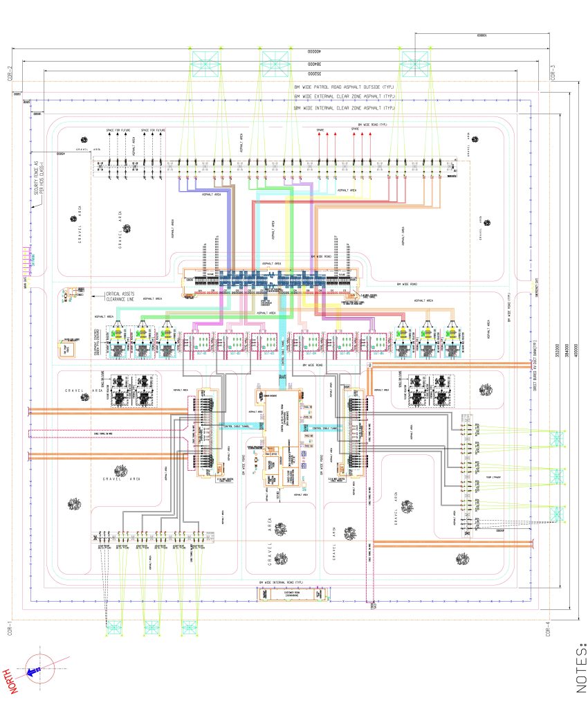 Substation Layout Drawing