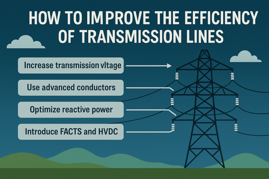 Improve Transmission Line Efficiency