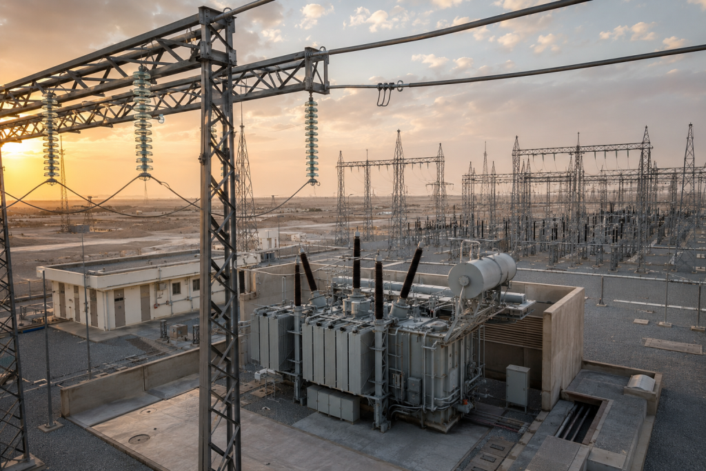 HV Substation Construction Sequence